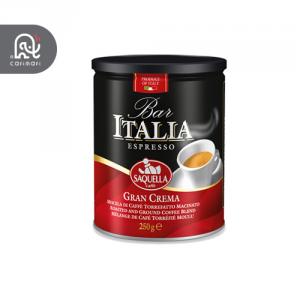 قهوه ایتالیا  قرمز مدل گرن کرما  ساکوئلا 250 گرمی
