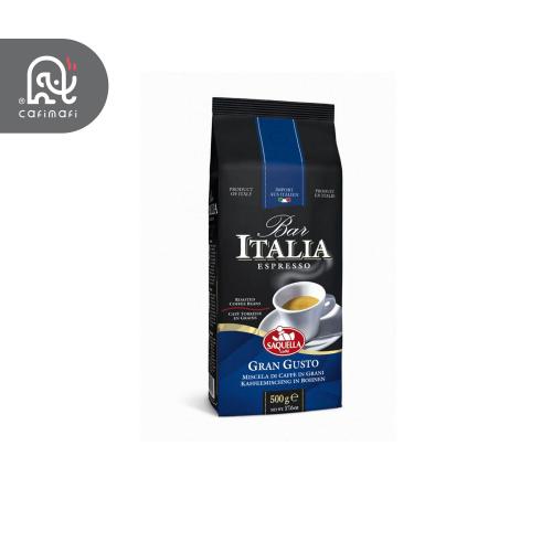 قهوه ساکوئلا  ایتالیا آبی مدل گرن گوستو   500گرمی
