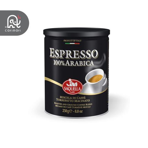 قهوه اسپرسو مشکی ساکوئلا ایتالیا 250 گرم