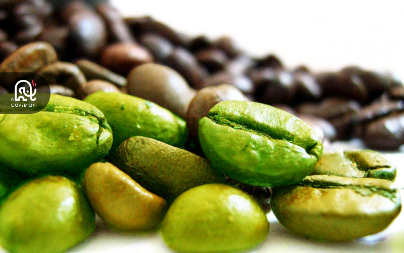 دانه قهوه سبز