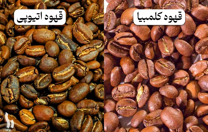 قهوه اتیوپی یا کلمبیا