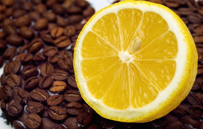 ترکیب قهوه و لیمو 