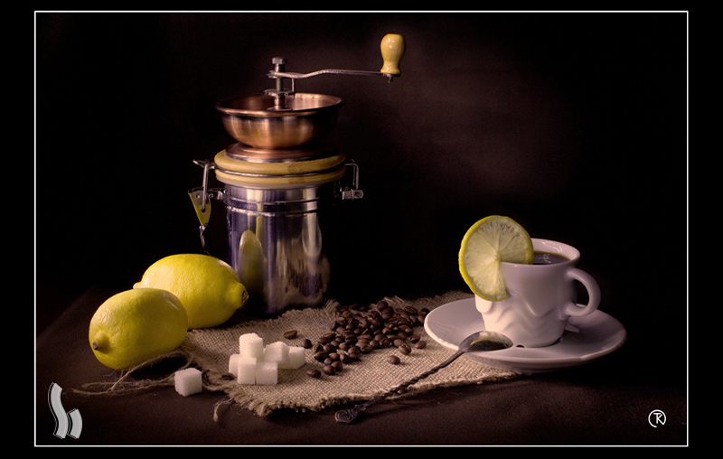 قهوه و لیمو