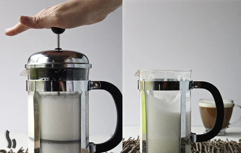 قهوه فرانسه با شیر