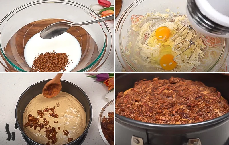 کیک قهوه ماست